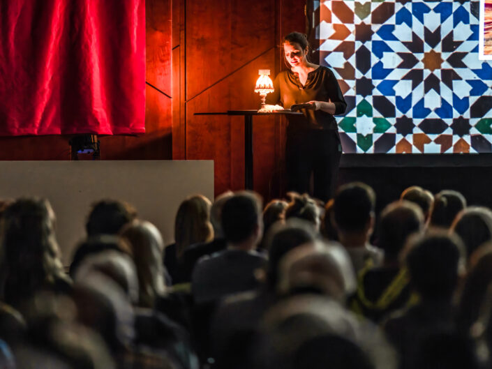 Live-Repotage "Yalla Yalla Arabia" mit Nadine Pungs und Lutz Jäkel auf dem Wunderwelten Festival, Friedrichshafen