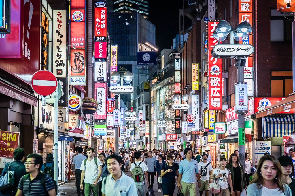 Streetfotografie Tokio, Japan