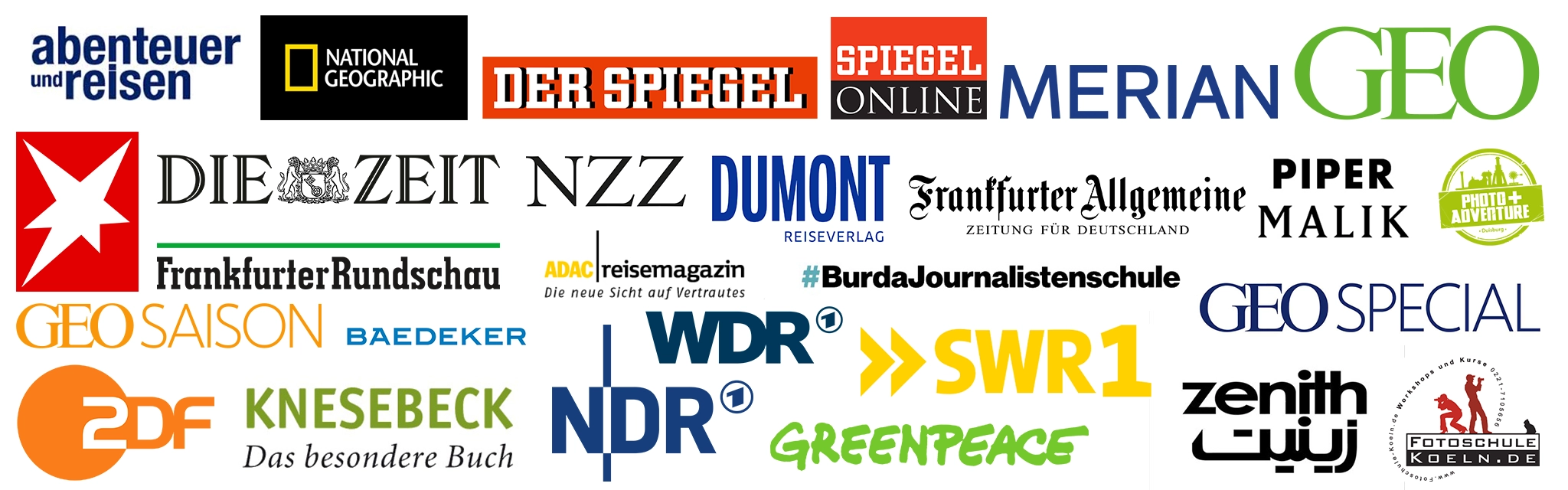Referenzen Fotojournalist und Autor Lutz Jäkel