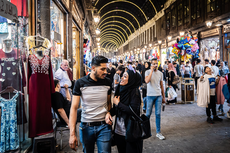Street-Fotoreise Damaskus: Im Suq al-Hamidiyyeh.