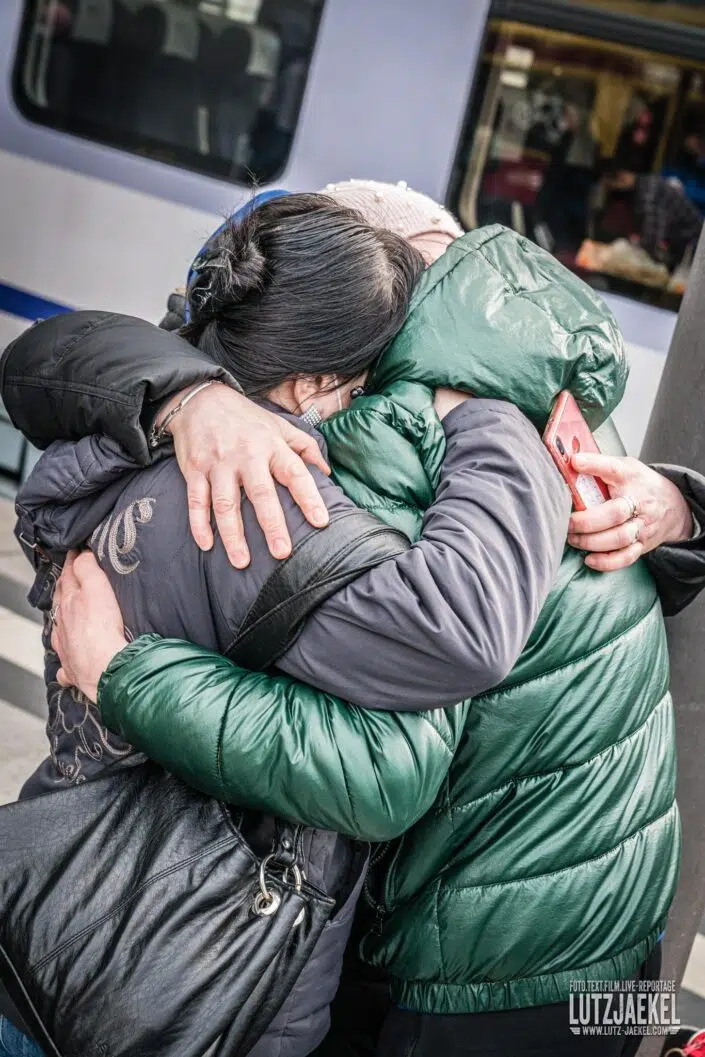Ankunft von Geflüchteten aus der Ukraine am Berliner Hauptbahnhof